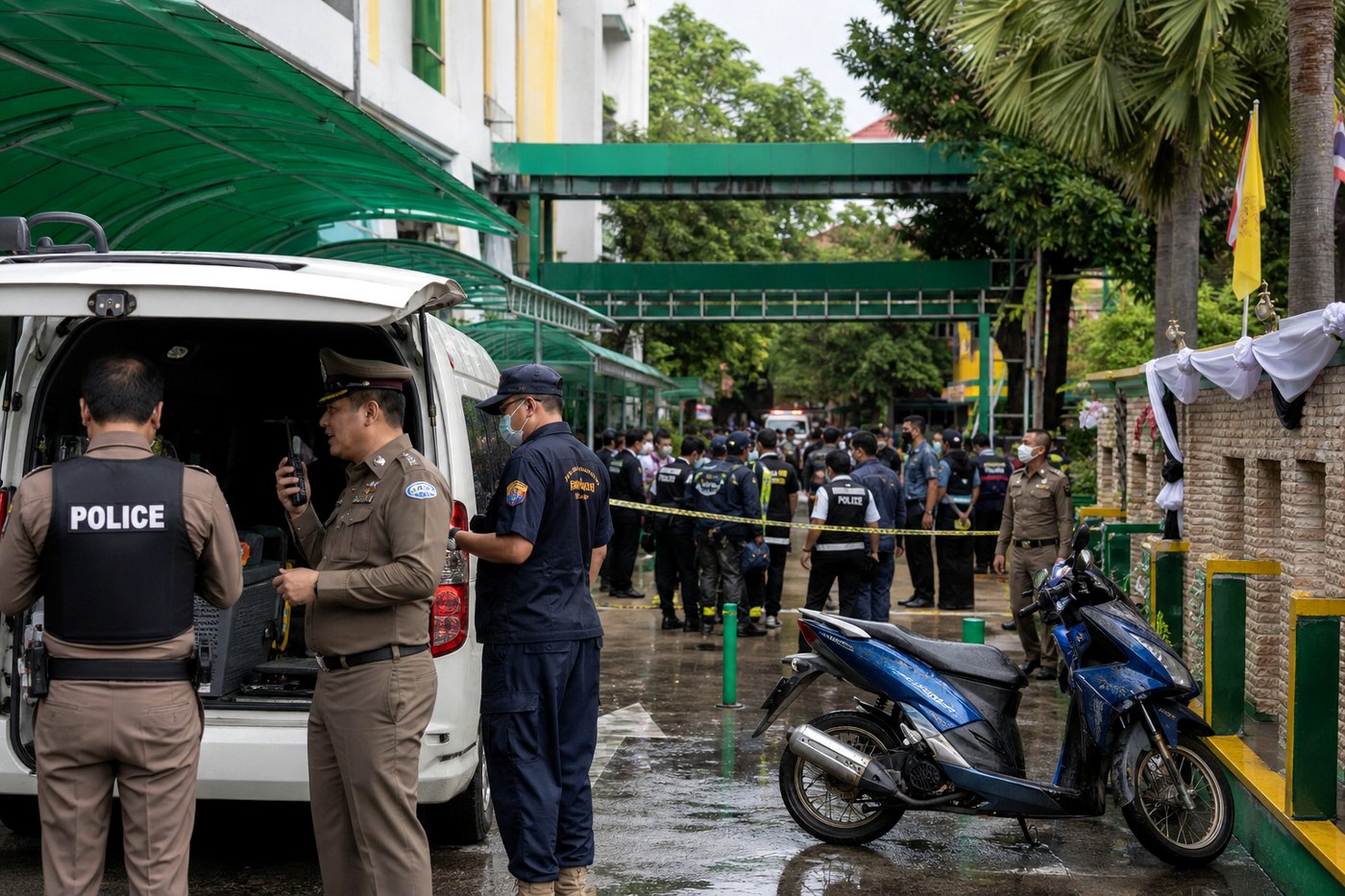 ภาพประกอบแถลงข่าวตำรวจ