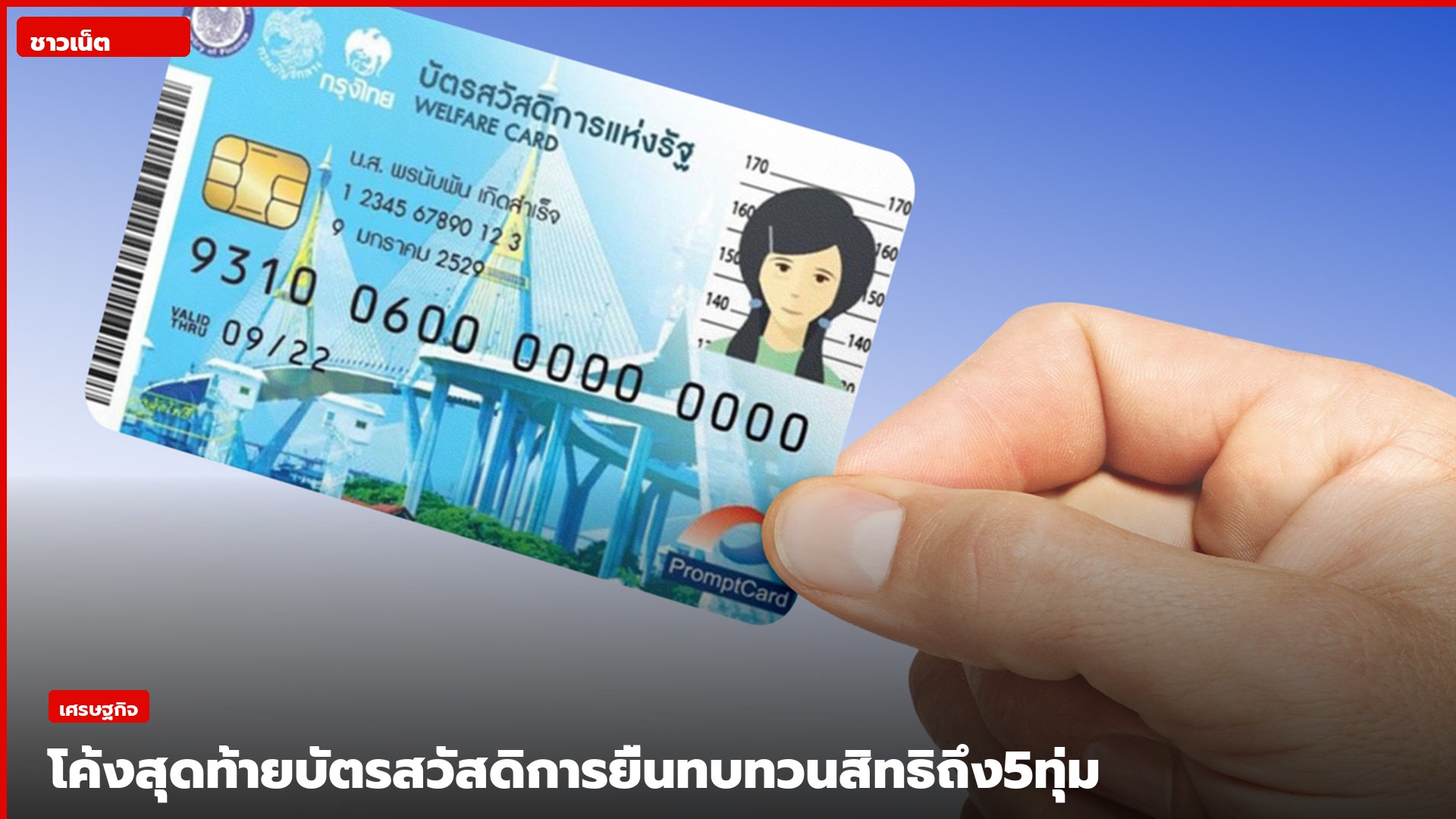 บัตรสวัสดิการแห่งรัฐและการยื่นทบทวนสิทธิ
