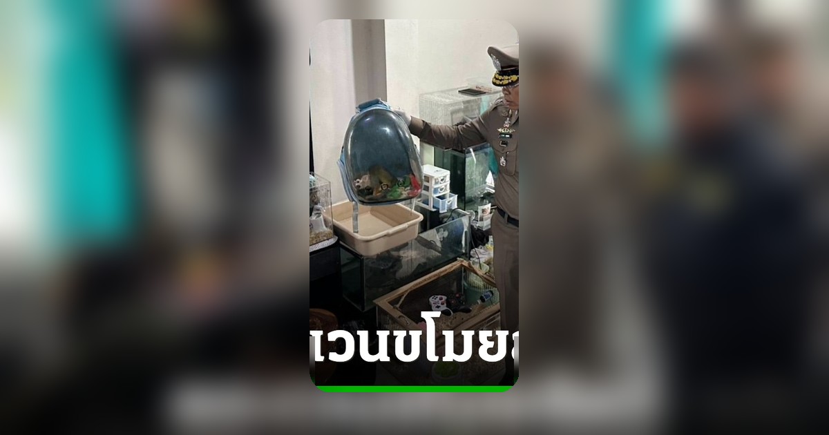 รวบสองผัวเมียขโมยสัตว์แปลกสวนสัตว์ 2 แห่ง สู่การลักสัตว์ทั่วกรุงเทพ-ปริมณฑล