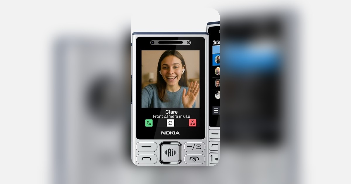 Nokia เปิดตัวฟีเจอร์โฟนใหม่ 4 รุ่น พร้อมปุ่ม AI แต่ถูกวิจารณ์ว่าไร้ประโยชน์