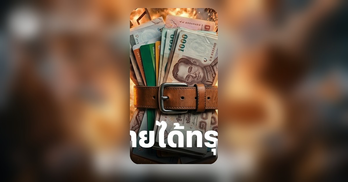 ครัวเรือนไทยรายได้ทรุดต่ำสุด 6 ปี 2 ใน 3 ภาวะเงินขาดมือ
