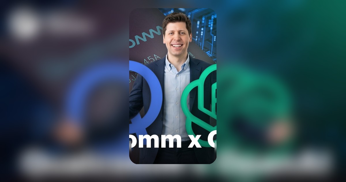 Qualcomm หุ้นพุ่ง 13.5% หลังคาดจับมือ OpenAI พัฒนาชิปพลิกเกมสมาร์ตโฟน