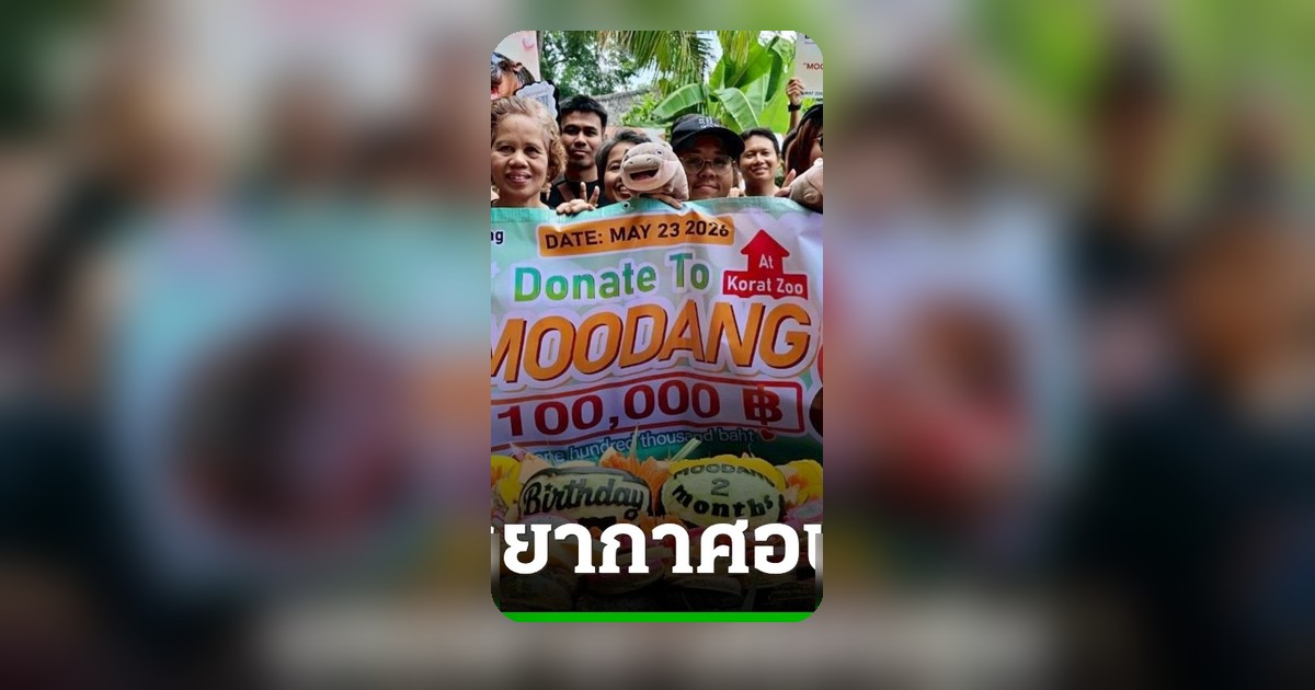ฉลอง 37 ปี สวนสัตว์โคราช แฟนคลับหมูแดงหอบเงินแสนรับขวัญพร้อมจัดวันเต่าโลก