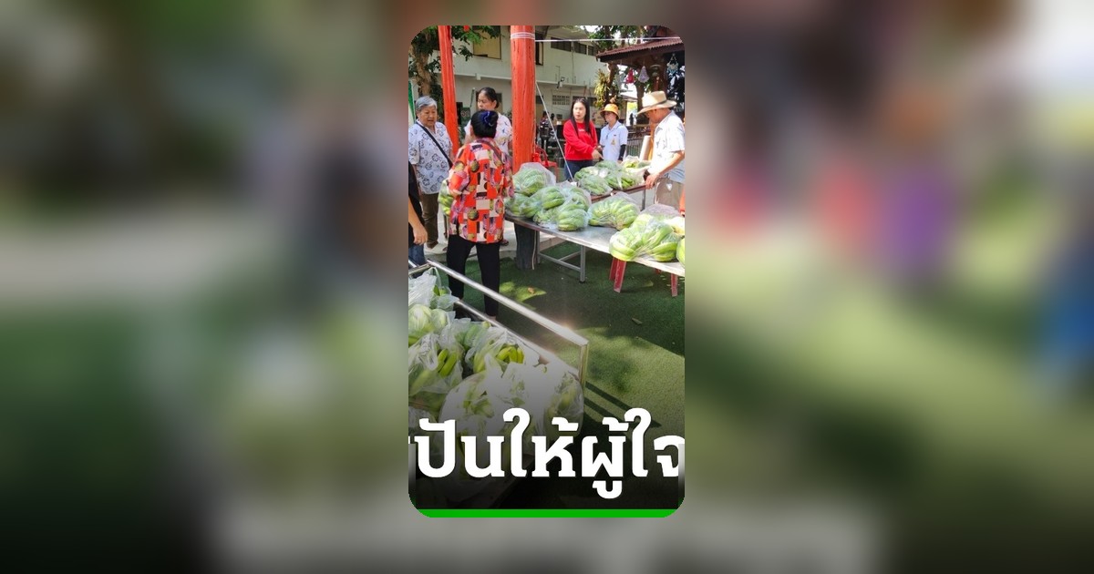 วัดท่าผา ราชบุรี แจกกล้วยหอมทอง 1 คันรถ ลุ้นเลขมงคลรับวันแรงงาน